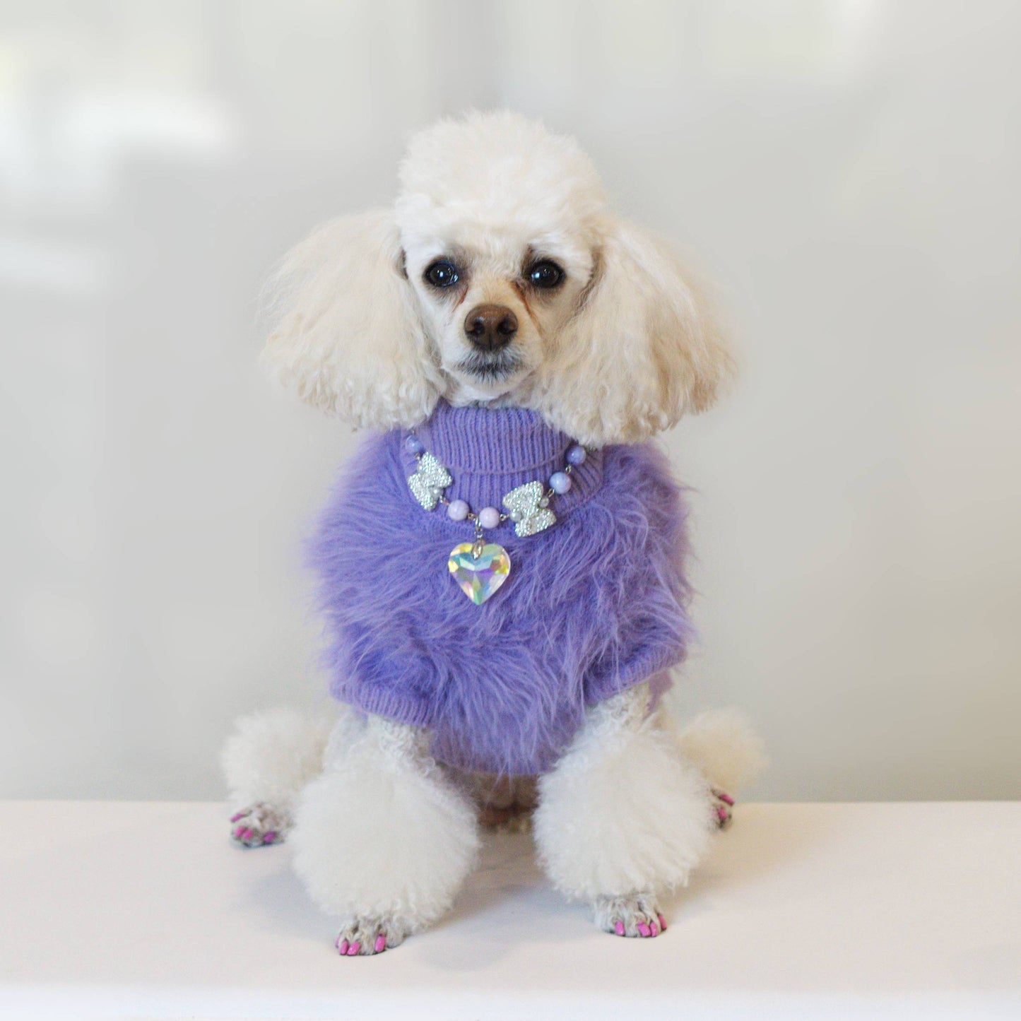 Lavender Spark Pet Necklace