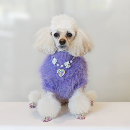 Lavender Spark Pet Necklace