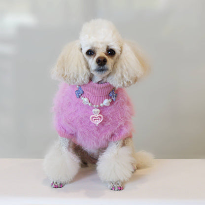 Cascade Heart Pet Necklace