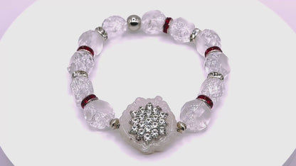 White Christmas Bracelet