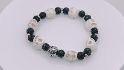 Midnight Skull Bracelet