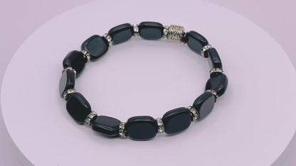 Onyx Divide Bracelet