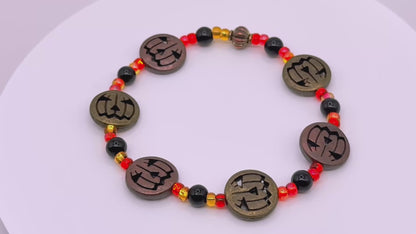 Pumpkin Charm Bracelet