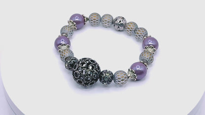 Lavender Lace Bracelet