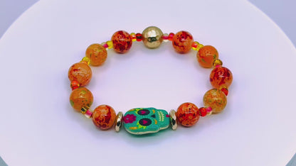 Sunset Skull Bracelet