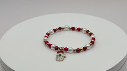 Mittens & Mistletoe Bracelet